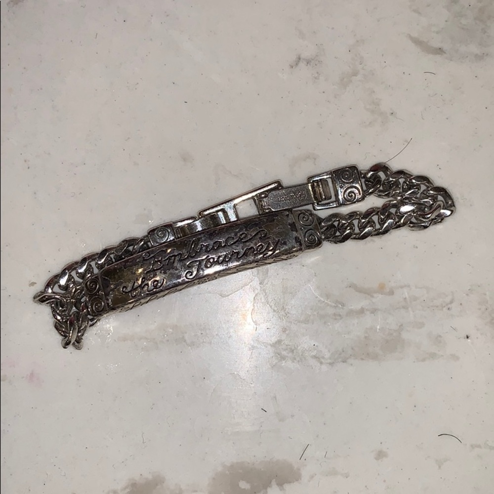 USED Brighton silver chain bracelet
